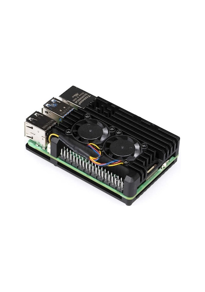 Raspberry Pi 5 Fanlı Alüminyum Muhafaza Kutusu