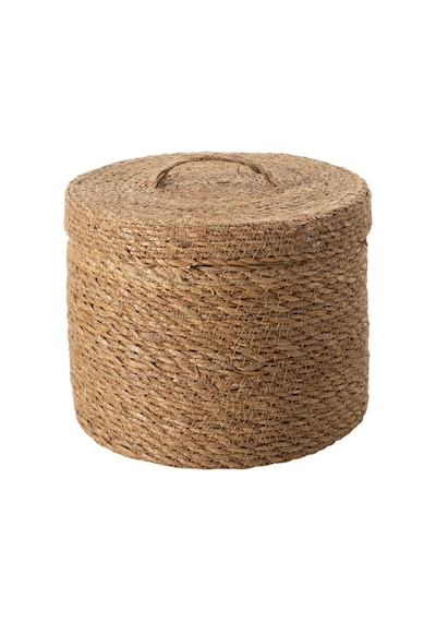 Mudo Home Sımon Kapaklı Düzenleyici Naturel 26x26x21 Kahverengi