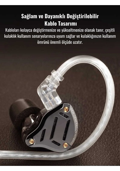Kz Zs10 Pro 2 Hibrit Kulaklık 4ba+1dd Mikrofonlu Zs10 Pro 2