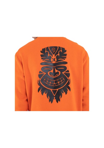 Hurley Hurley Good Kai Tiki Crew Erkek Sweatshirt 6656 Çok Renkli