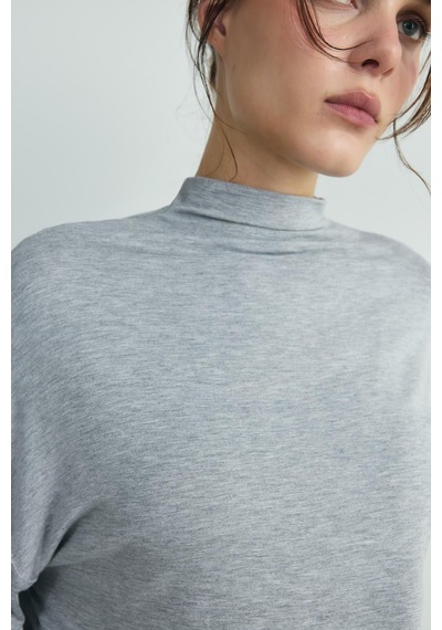 Suud Collection Gri Olivia Bluz