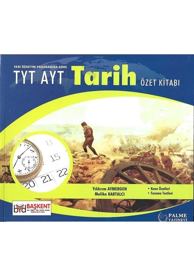 Kentkitap-Palme Yayınları Tyt Ayt Tarih Özet Kitabı