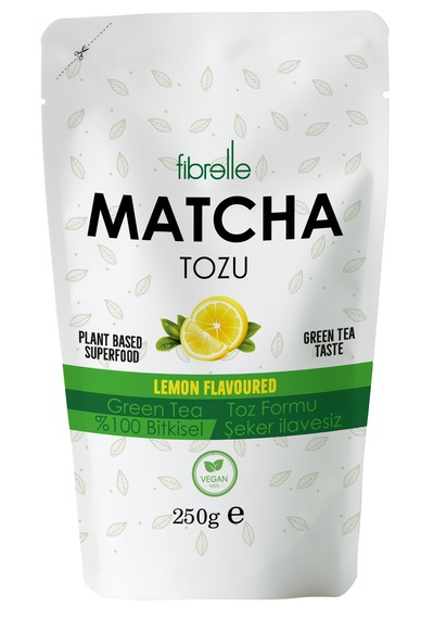 Fibrelle Matcha Çayı Limon Aromalı 250g
