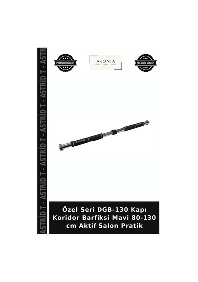 Özel Seri Dgb-130 Kapı Koridor Barfiksi Mavi 80-130 Cm Aktif Salon Pratik