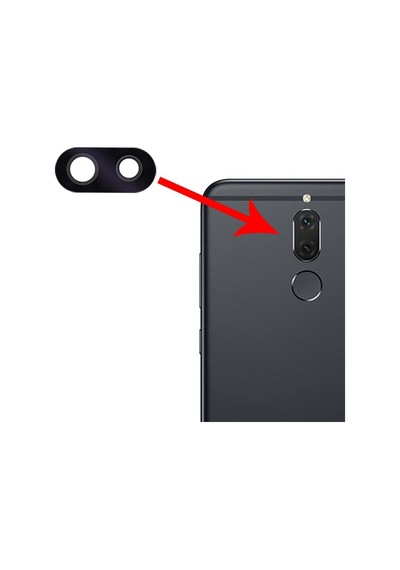 Huawei Mate 10 Lite Arka Kamera Lens Cam (263899037)-Siyah