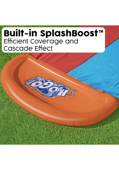 Bestway H2ogo Tsunami Splash Ramp Çift Kaydırak 488 Cm Çok Renkli
