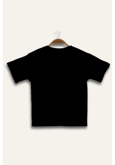 Zeyland Erkek Çocuk Florida Baskılı T-shirt - Siyah SIYAH
