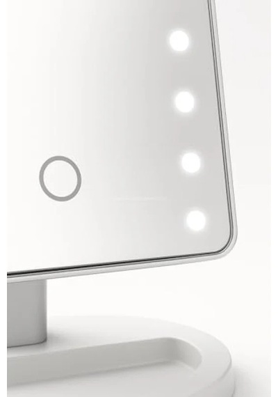 Led Işıklı Dokunmatik Makyaj Aynası - 3 Işık Modu Açık Bej