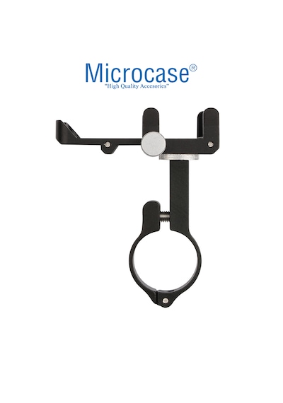 Microcase Pro 7 Alüminyum Ayarlanabilir Motosiklet Bisiklet Scooter Telefon Tutucu - Al5094 Siyah