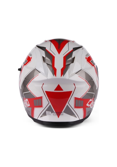 Vento Premium Çene Açılır Kask Güneş Vizörlü Gri Kırmızı Ece 22.06 Sertifikalı Gri Gri
