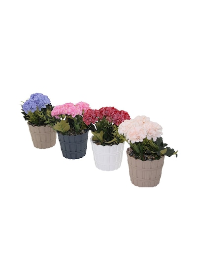 Evidecor Karanfil Yapay Çiçek Plastik Saksı - 30'li Paket Diğer