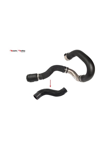 Turbo Hortumu Metal Boru Hariç Ok İle Gösterilen Küçük Hortum Mokka Nıfea 39146832/ 95433857