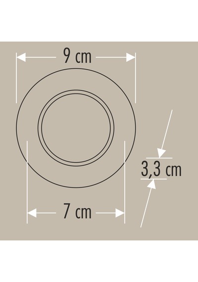 Cata Ct-5261 Başak Led Spot 8w 3 Renk - 10 Lu Paket 3 Renk