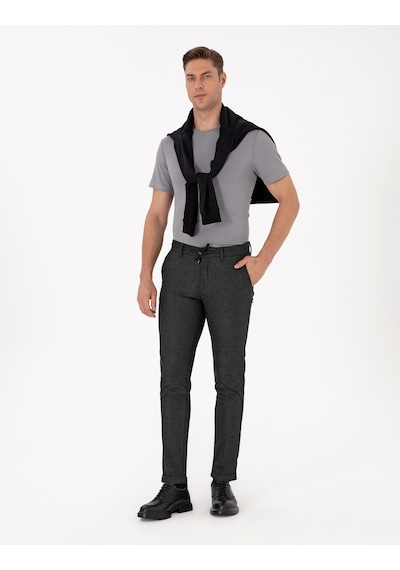 Pierre Cardin Erkek Gri Tişört 50308037-vr024 Gri