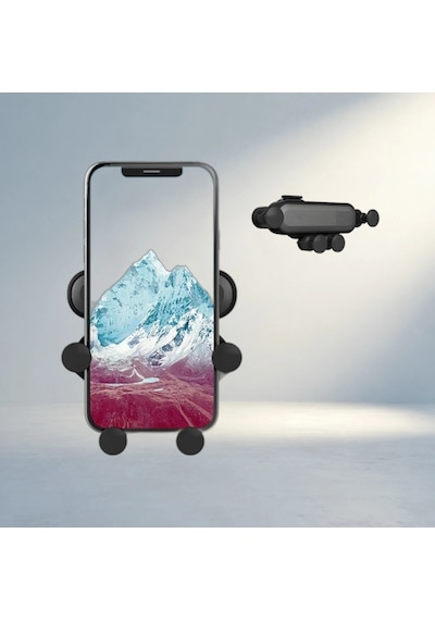 Pratik 4 Nokta Destekli Araç İçi Telefon Sabitleyici Tutucu Aparat