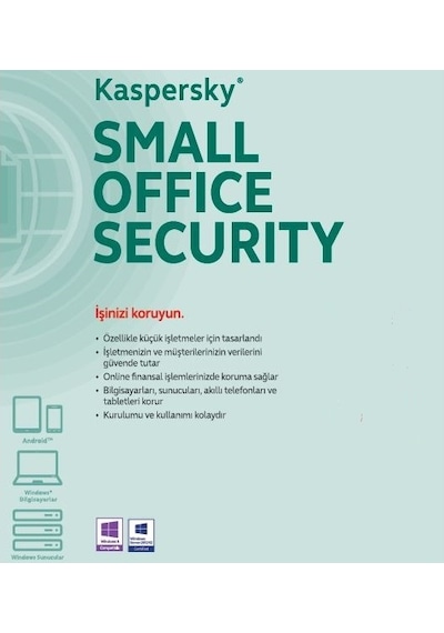 Kaspersky Small Office Security 1Yıl 2Server + 15Kullanıcı + 15