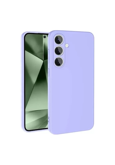 Newface Samsung Galaxy Uyumlu S24 Fe Kılıf Nano İçi Kadife Silikon - Lila Belirtilmemiş