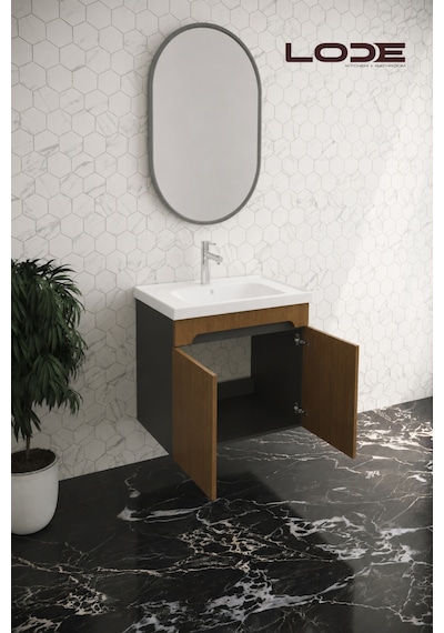 Lode Bath Irma Serisi Lavabolu Alt Banyo Dolabı, Kapaklı Banyo Alt Dolabı,seramik Lavabo Dahil 60 Cm Milolegna Lode Bath Irma Serisi Lavabolu Alt Banyo Dolabı, Kapaklı Banyo Alt Dolabı,seramik Lavabo Dahil 60 Cm Milolegna