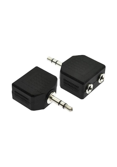 3,5mm Stereo Jack Çoklayıcı - 3,5mm Kulaklık Çoklayıcı (20cm)