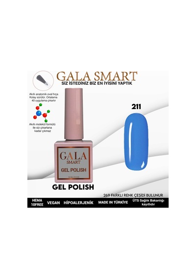 Gala Smart Classic Kalıcı Oje 10 Mle No:211