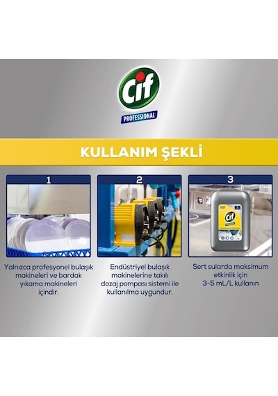 Cif U-pro Endüstriyel Bulaşık Deterjanı 10 L