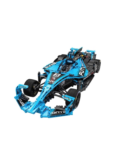 C64004w Cada Electric Racing Super Car Blok Seti 1667 Parça -vagon Life Beyaz