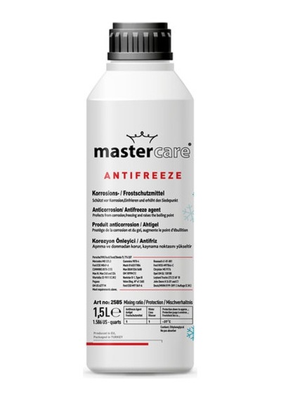 Mastercare -37c Organik Antifrizli Cam Suyu Çeşitli Miktarlarda-kırmızı