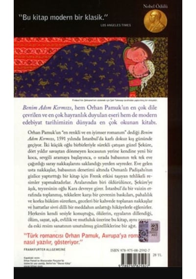 Benim Adım Kırmızı - Orhan Pamuk - Yapı Kredi Yayınları