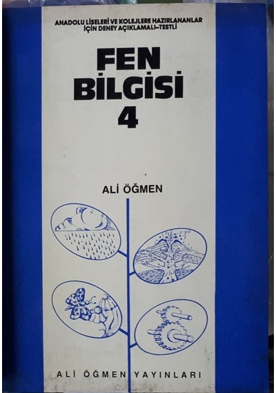 4.Sınıf Fen Bilgisi Ali Öymen 1992 Yılı Basım