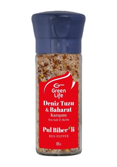 Green Life Deniz Tuzu Ve Baharat Pul Biberli 85 G - 5 Adet Tarı