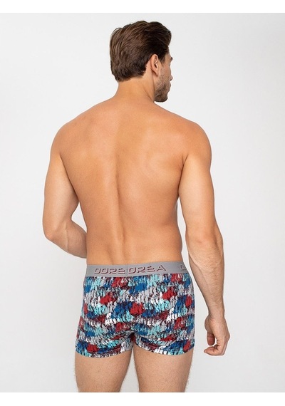 Dorea 2 Adet Erkek Desenli Boxer (446077211) Gri