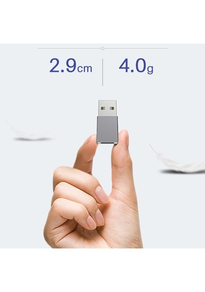 Ally MH-301 Usb To Type-C Dişi Çevirici Dönüştürücü Adaptör-Gri