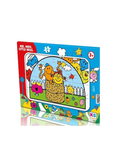 Ks Games 24 Parça Kız Ve Erkek Çocuk Frame Puzzle - Mr Men - Mrmen704 - 3 Yaş Üzeri