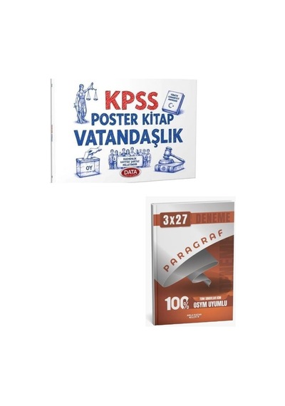 Data 2027 Kpss Vatandaşlık Poster Kitap+ Anla Kazan Paragraf