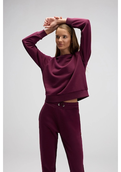 Ellesse Bayan Sweat Ef553-brd Bordo Bordo