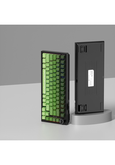Mekanik Klavye -pbt Çift Baskı Keycap Seti- Çizgi Desenli 137 Tuşlu Yeşil - Siyah Tuş Takımı