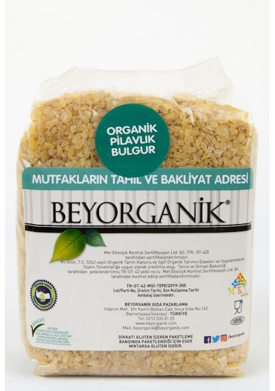 Beyorganik Organik Pilavlık Bulgur 500 G