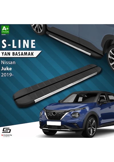 S-dizayn Nissan Juke 2 S-line Krom Yan Basamak 173 Cm 2019 Üzeri A+ Kalite
