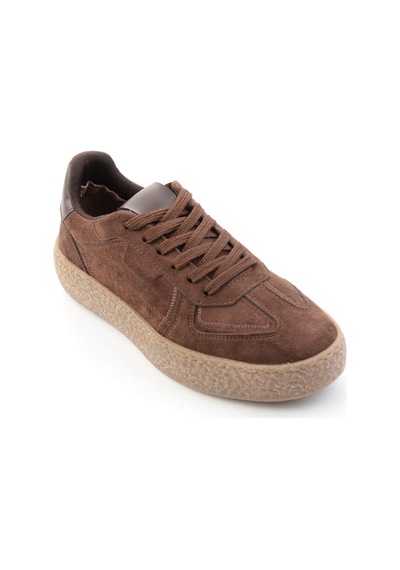Bambi Kahve Süet Kadın Sneaker K01791074372