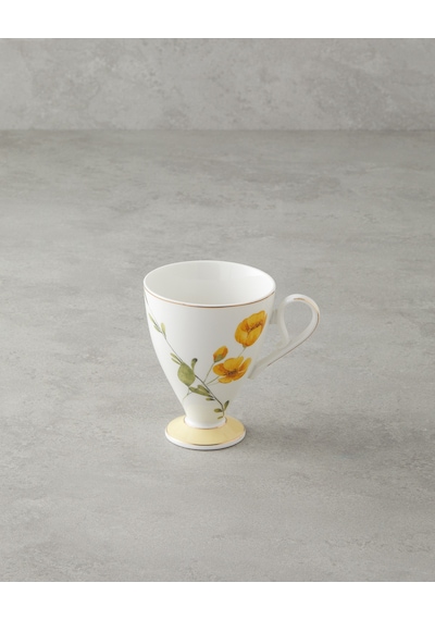 English Home Valentina New Bone China Kupa 300 Ml Sarı Sarı