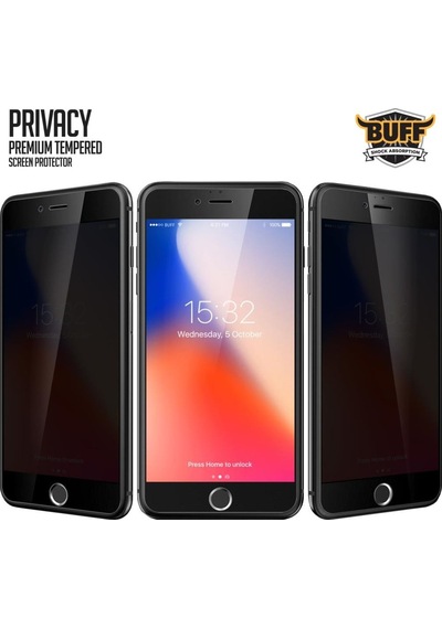 Buff Apple Uyumlu   iPhone 8 Plus / 7 Plus Privacy Ekran Koruyucu