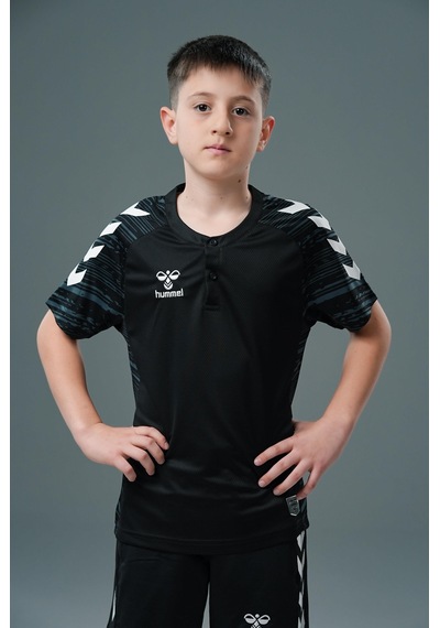 Hummel Line Kamp Tişört Siyah Çocuk