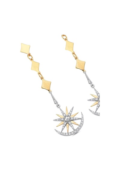 0,48 Karat Pırlantalı Küpe