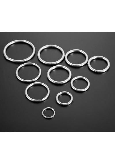 Paslanmaz Krom Halka. Krom Halka 4Mm Çap 30Mm