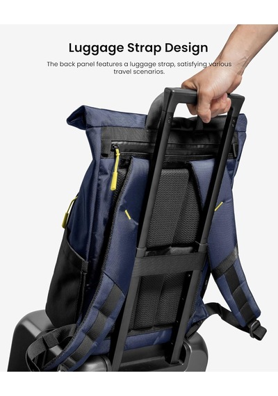Tomtoc Flap Laptop Sırt Çantası, 17-23 Litre Düşünceli Tasarım, 1 Diğer