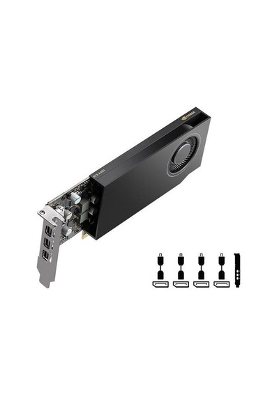Pny Rtx A400 4gb Vcnrtxa400-sb Gddr6 64bit Mdp Pcıe 4.0
