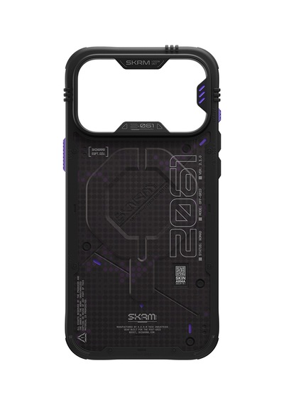Apple Uyumlu iPhone 18 Pro Max Uyumlu Kılıf M-safe Şarj Özellikli Airbag Tasarımlı Skinarma Vigor Xe Kapak Mor