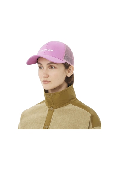 Salomon Salomon Logo Trucker Cap Unisex Pembe Şapka 7558 Pembe