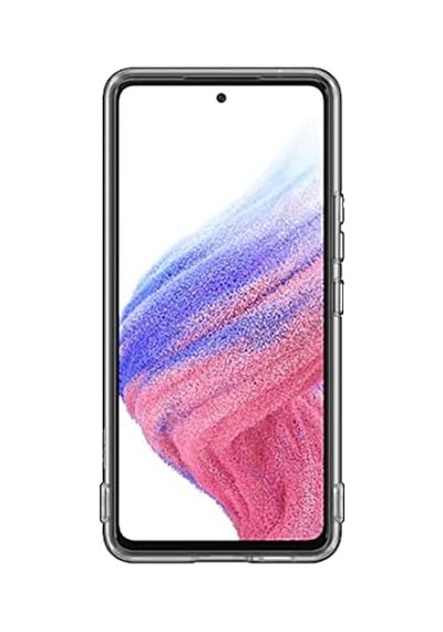 Galaxy A53 Şeffaf Kılıf - Siyah 50 x 22