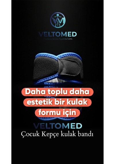 1-5 Yaş Çocuk Kepçe Kulak Bandajı - Yenidoğan Kulak Düzleştirme, Kulak Koruma, Yumuşak Konforlu.